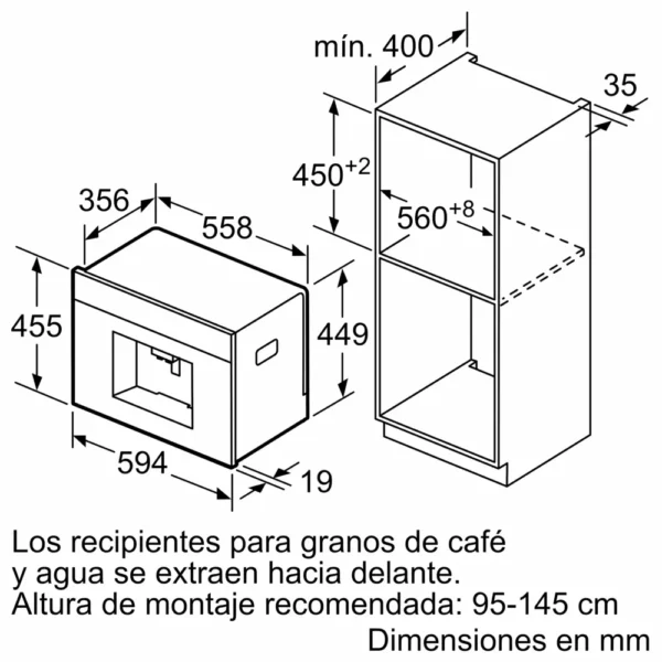 Cafetera empotrable Bosch CTL636ES6 - Imagen 8