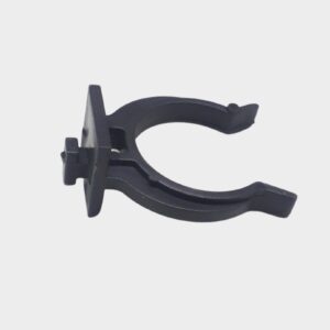 Clip p/zocalo alu. Pata cocina plat. Negro