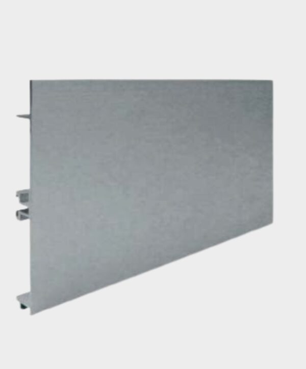 Zocalo de aluminio anodizado (713.32.90x)