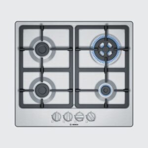 Serie 4 Anafe de gas 60 cm Acero