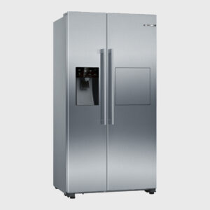 Heladera Bosch Side by Side KAG93AIEP Inox con dispenser de agua y hielo