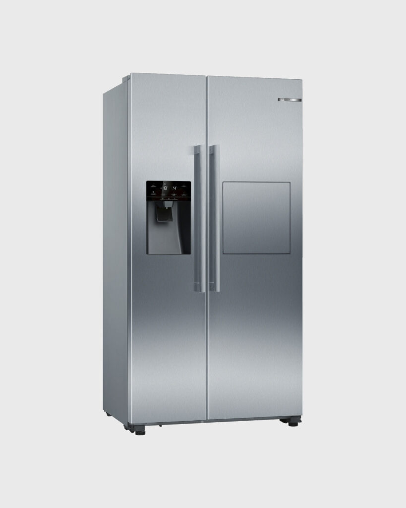 Heladera Bosch Side by Side KAG93AIEP Inox con dispenser de agua y hielo