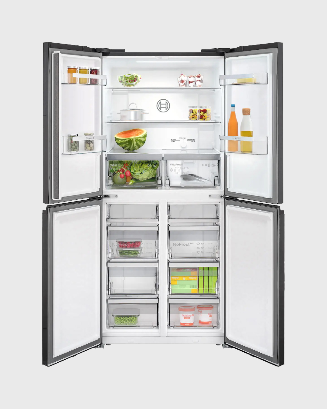 Heladera Bosch French Door Negra