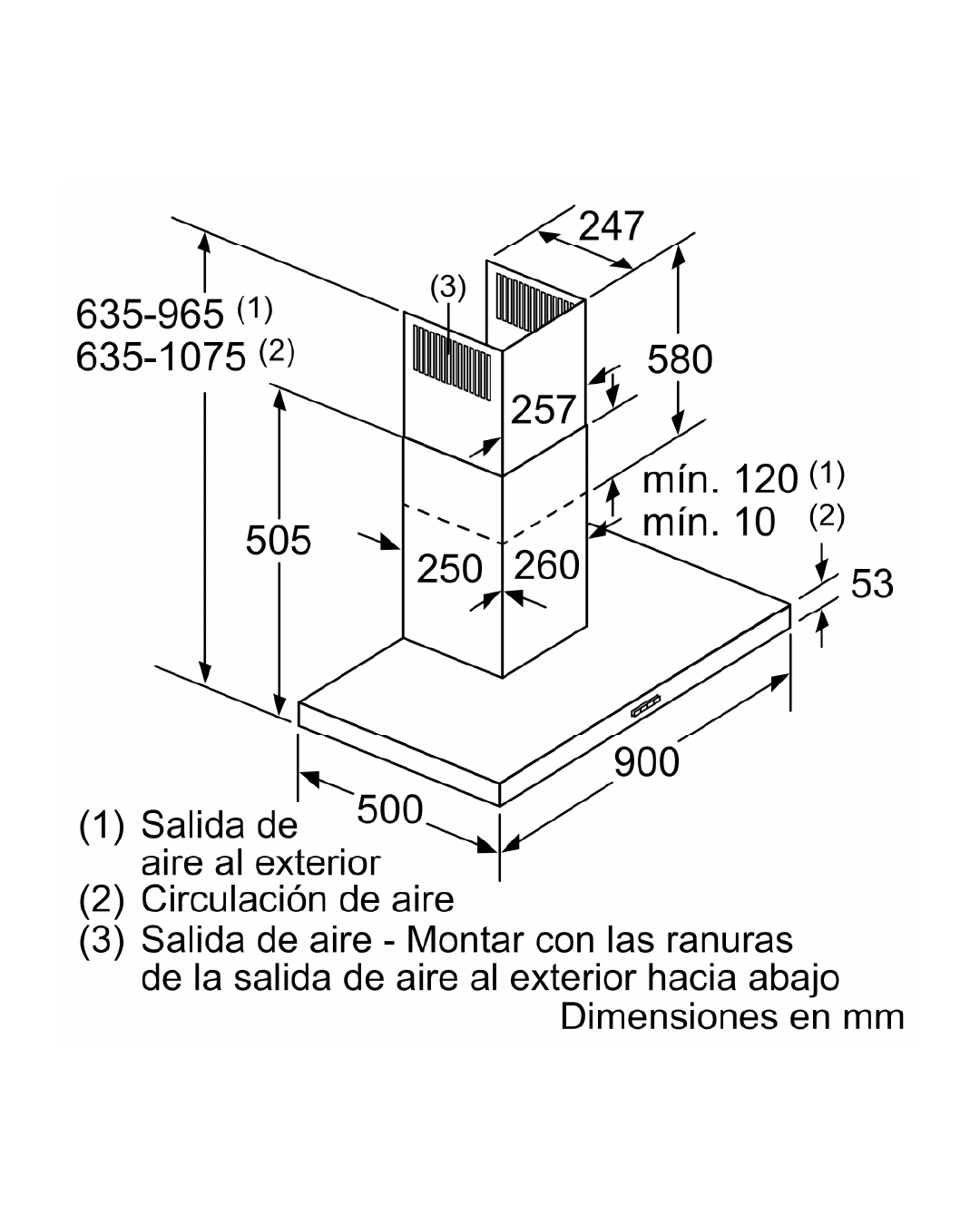Campana Bosch 90cm Box